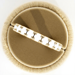 Bague d'éternité empilable pour femme en diamant de laboratoire de 2 carats, or 14k 18k, taille brillant CVD, certifiée IGI, clarté VVS2, 3,6 mm - Product Image 3