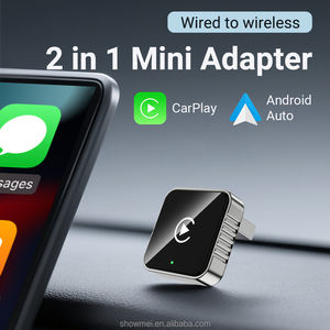 Adaptador Inalámbrico Mini Universal 2 en 1 para Carplay y Android Auto, Plug and Play - Product Image 1