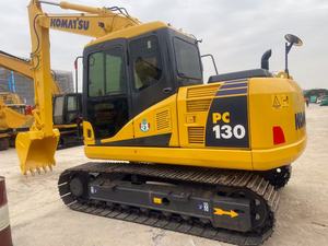 Excavatrice Komatsu Pc130 de 13 tonnes sur chenilles avec godet de 0,64 m³ de capacité, matériel de terrassement d'occasion - Product Image 2