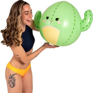 Pelota de Playa Inflable de PVC de 30*30 Pulgadas, Tres Estilos para Niños y Adultos, Diversión en la Piscina y la Playa al Aire Libre con Amigos - Product Image 6