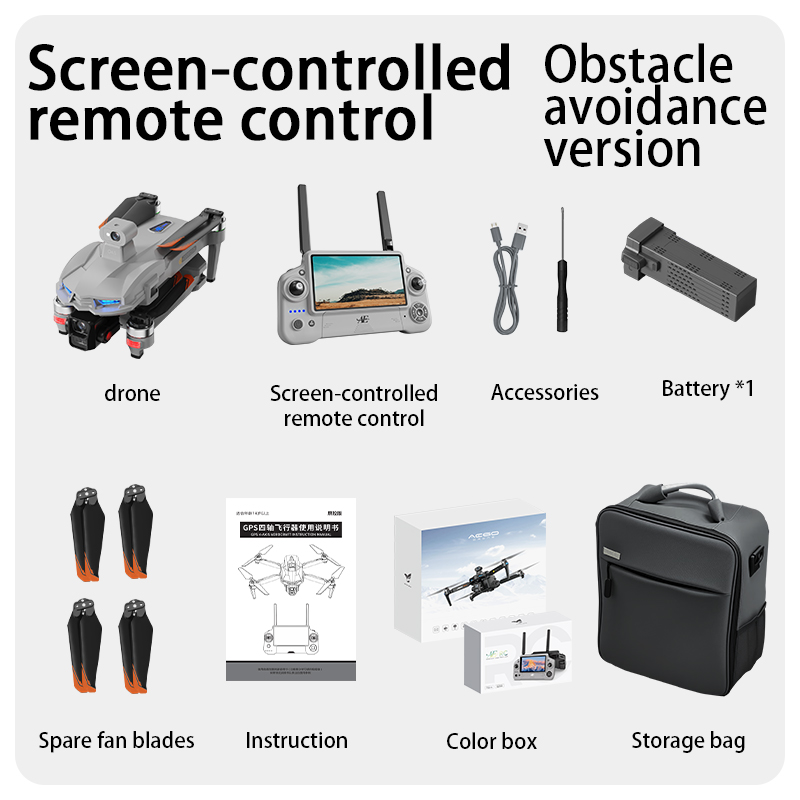 Control de pantalla Ae60 - gris / Sin detección de obstáculos