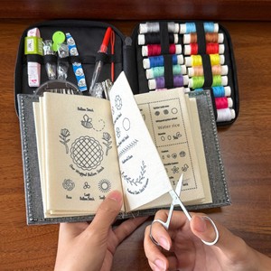 Nuovo Kit di Cucito Fai-da-te in Cotone e Lino con Libro di Riferimento per Ricamo e Diario di Cucito <span class=keywords><strong>a</strong></span> Fogli Mobili, Set di Strumenti per Cucito Transfrontaliero - Product Image 3