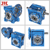 NMRV030-150 - Reducer Gearbox Worm VS dengan Poros Keluar Ganda Padat untuk Mesin Konveyor, Mesin Sortir, Mesin Mixer