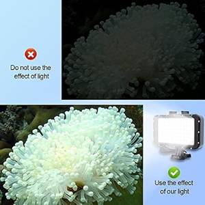 Supporto per Action Camera con Luci per <span class=keywords><strong>Hero</strong></span> 13/12/11/10/9/8/7/6/5 - Impermeabile fino a 50M, Batteria 2600mAh, Colore Regolabile - Product Image 4