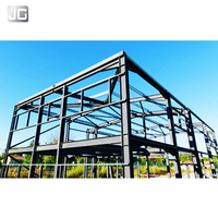 Structure métallique de restaurant préfabriqué de bâtiment de supermarché de treillis de qualité assurée par cadre spatial