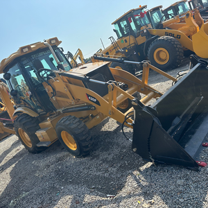 รถแบคโฮล้อดเดอร์ CAT 420F มือสอง 3 ตัน รถขุดอเนกประสงค์พร้อมเครื่องยนต์และปั๊มในสต็อก รถล้อดเดอร์มือสองราคาคุ้มค่าสำหรับขาย - Product Image 1