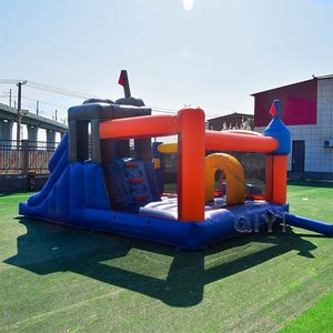 Château gonflable avec toboggan, maison de rebond colorée, château gonflable pour enfants - Product Image 3