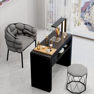 Vendita diretta della fabbrica di lusso moderno stile francese Manicure tavolo contemporaneo Nail Salon Set di mobili in legno scrivania - Product Image 4