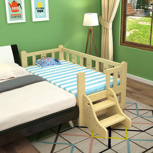 <span class=keywords><strong>Lit</strong></span> <span class=keywords><strong>superposé</strong></span> en bois pour enfants avec toboggan, style moderne, remise, avec bébé endormi et garçon, chambre d'enfant - Product Image 3