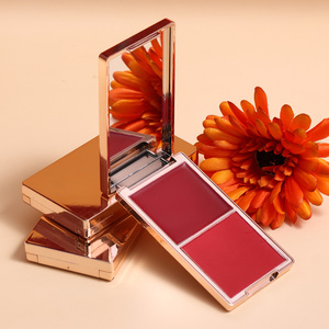 Fard à joues crème à poudre douce, teinte et logo personnalisés, fabricant professionnel - Product Image 1