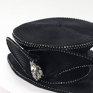 قبعات كنيسة مثالية قبعات حفلات كنتاكي ديربي قبعات مأدبة ساتان نسائية قبعات رسمية لحفلات الزفاف - Product Image 6