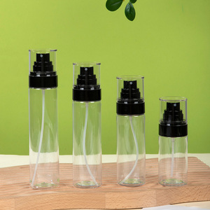 Botellas de Spray de Plástico Transparente PARA EL Cuidado DE LA Piel de Mascotas, Botellas Vacías con Bomba de Niebla, Oro Rosa, Plata, Negro, 60ml, 80ml, 100ml, 120ml - Product Image 4