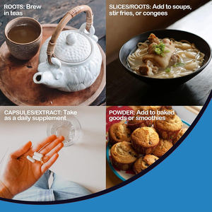 Ginseng en polvo natural de alta calidad, de marca privada, orgánico y sin gluten, reduce el estrés y ayuda a dormir. - Product Image 6