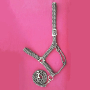 Paracord lavable en laiton <span class=keywords><strong>triangle</strong></span> cheval collier en cuir bride corde licous cheval colliers - Product Image 5
