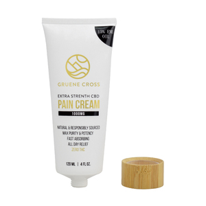 Tubo de plástico cosmético 120ml 4oz Limpiador facial blanco mate Crema facial corporal Loción Tubos para apretar Botella de plástico con tapa de Bambú - Product Image 2