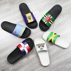 Pass REACH test Men and Women <strong>Sandals</strong> Sole Design New OEM Flag Haiti <strong>Sandal</strong> Manufacturers Wholesale Swimming <strong>Pool</strong> Slides - Product Image 6