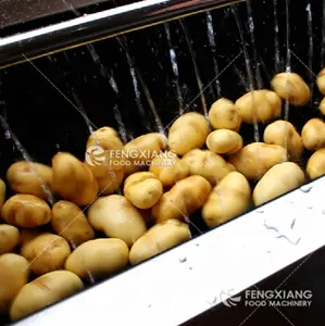 Otomatik yıkayıcı tipi patates tatlı patates soğan soyma soyma makinesi