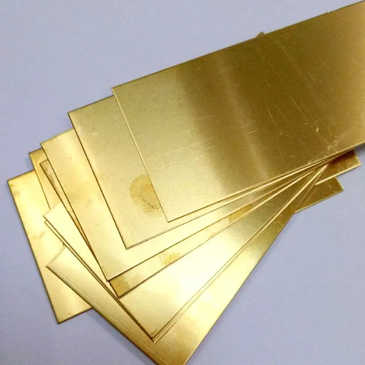 In stock H62 H65 thick 1mm 1.5mm 2mm 3mm 1000mm*2000mm brass copper plate sheet