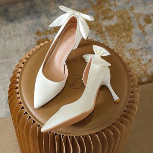 Produits de dropshipping : Mules à talons hauts pour femmes, design nœud, mode 2024 - Product Image 1