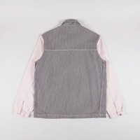 Veste de corvée personnalisée Hickory (100% coton) Coupe décontractée Design rayé non doublé Poignets boutonnés Design à quatre poches