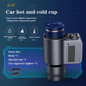 12V Electric Fast <b>Heating</b> & Cooling Tumbler with LED Display Smart Car Mug for Travel Coffee Beveragel Outdoor - Product Image 5