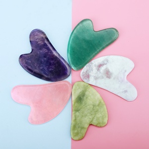 Outils faciaux Gua Sha Board pour les poches et les rougeurs réduisant la routine <span class=keywords><strong>de</strong></span> soins <span class=keywords><strong>de</strong></span> la peau, cadeau d'auto-soin pour hommes femmes - Product Image 1
