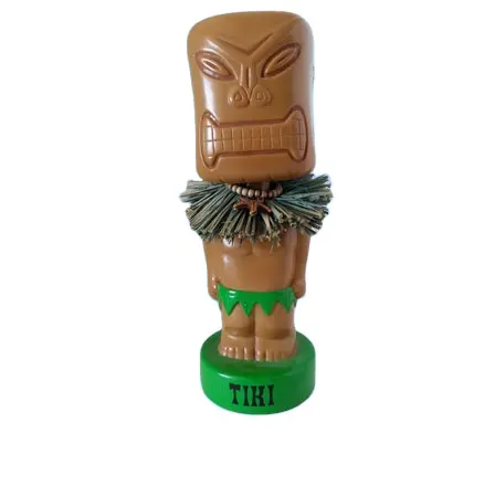 Tiki-estatua decorativa para salpicadero, muñeco de cabeza bobble personalizado