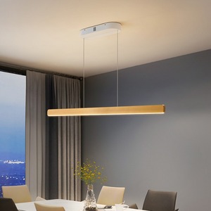 31 43 pollici I letter lungo lampadario dorato per ristorante cucina di illuminazione di gesto sensore di oscuramento luce domestica - Product Image 5