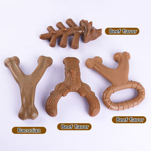 <strong>Benebone</strong> <strong>Wishbone</strong> 4PCS Durable Real <strong>Bacon</strong> Beef <strong>Flavor</strong> Food Grade Dog <strong>Chew</strong> Nylon Bone <strong>Toy</strong> for Aggressive Chewers