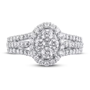 Anillo Solitario de Diamante Natural de Corte Brillante de Lujo Chapado en Plata de Alta Calidad para Mujer, Certificado por IGI, Regalo de Boda - Product Image 1