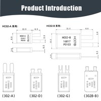 Piezas de electrodomésticos HCET HC02, disyuntor de alta precisión, Protector térmico de carga del Motor, energía eléctrica/batería automática