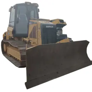 Neredeyse yeni D5K tırtıl kullanılan d5 buldozer orijinal kedi kullanılan kedi inşaat makinesi buldozer paletli buldozer satılık
