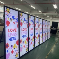 Pabrik 43 inci Totem Video vertikal LCD layar sentuh bebas berdiri untuk papan Digital dalam ruangan