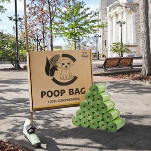 Bolsas Compostables para Excremento de Perro, Ecológicas, Biodegradables, de Almidón PSM, Reutilizables, con Aroma a Frutas, Tamaño M - Product Image 3