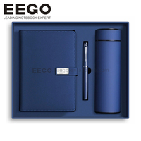 Coffret cadeau d'affaires personnalisé de luxe en cuir PU avec carnet A5 magnétique, stylo et tasse isotherme