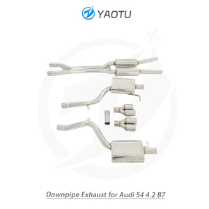Système d'échappement Catback Valvetronic en acier inoxydable haute performance YT pour <span class=keywords><strong>Audi</strong></span> <span class=keywords><strong>S4</strong></span> 4.2 <span class=keywords><strong>B7</strong></span> - Product Image 5