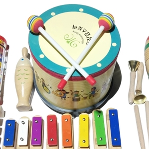 Wholesale Children Orff Percussion Kit 15 Pieces Natural Wood <b>Musical</b> Teaching Aids Bulk Supply For Early Education Institutions - Product Image 2