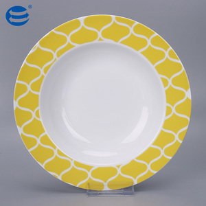 42 cái thiết kế hiện đại sứ đồ ăn <span class=keywords><strong>Set</strong></span> vàng đen tấm món ăn Cup và chiếc đĩa cho khách sạn nhà hàng sử dụng bộ đồ ăn bộ - Product Image 6