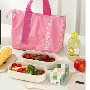 กระเป๋าใส่อาหารกลางวันปิคนิคแบบพกพากระเป๋าฟอยล์สำหรับไปแคมป์ปิกนิกถุงใส่น้ำแข็งสำหรับเด็กนักเรียนกระเป๋าใส่อาหารปิคนิค - Product Image 4