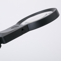 Loupe de bureau LED COMET 3x 4.5x avec support flexible col de cygne, loupe de lecture mains libres
