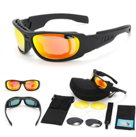 Lunettes de soleil polarisées anti-éblouissement, lunettes de vélo en PC, lunettes de soleil de sport interchangeables pour le cyclisme en montagne