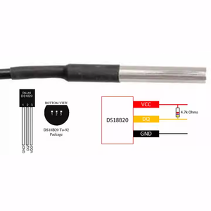 Custom IP68 Digital Waterproof 1wire Maxim DS18B20 <strong>Sensor</strong> Smaller Chip 4mm Diameter Probe for Tank <strong>Temperature</strong> Measurement - Product Image 4