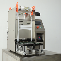 Machine de scellage Shuchen pour couvercles en aluminium de conteneurs de bureau, boîtes à lunch, barquettes et bols à emporter