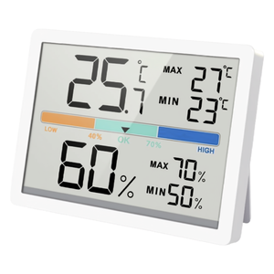 Termómetro de ambiente (9x1,5x7cm) con higrómetro JUSTAMINUTE Blanco JD 9039 - Product Image 2