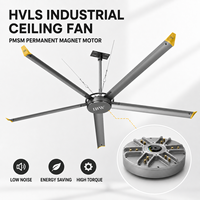 Ventilateur de circulation d'air HVLS de 4,9 m (16 pieds) à prix d'usine, à économie d'énergie, pour étable à vaches