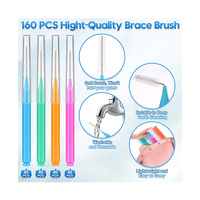 Brosse nettoyante pour appareils dentaires, brosse interdentaire, cure-dent adulte, tête de brosse à fil dentaire, nettoyeurs d'hygiène buccale, outil de nettoyage dentaire