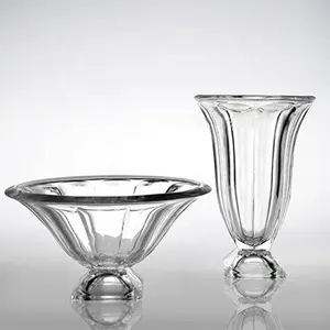 Groothandel Tall Rustieke Glazen Cilinder Pure Romantiek Art Mondgeblazen Decoratieve Ikebana Glas Vazen Kom
