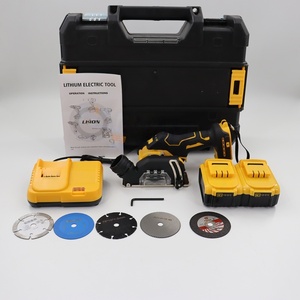 Scie portative sans fil 20V Li-ion en alliage d'aluminium de 3 pouces, mini-tronçonneuse spéciale pour rainures et nettoyage de joints, disque/roue Max - Product Image 3