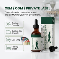 Gouttes pour la croissance en hauteur 30ml – Complément liquide naturel pour la croissance – OEM ODM Marque Privée