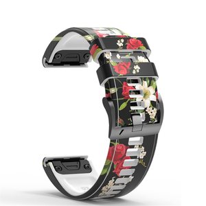 Bracelet de montre personnalisé Upro pour Garmin Fenix 7/6/5, bracelet sport en silicone, bracelet QuickFit, 26 mm, 22 mm - Product Image 2